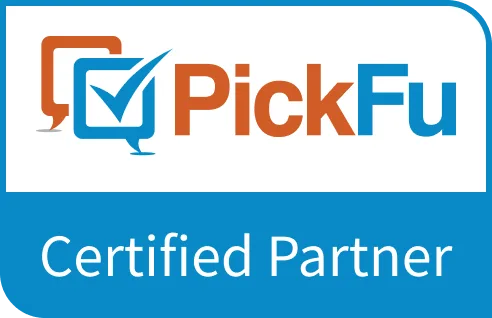 PickFu Certified Partner badge